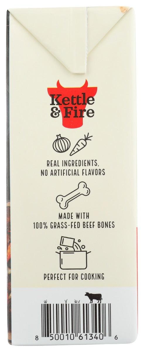 Kettle And Fire: Beef Cooking Broth, 32 Oz - RubertOrganics
