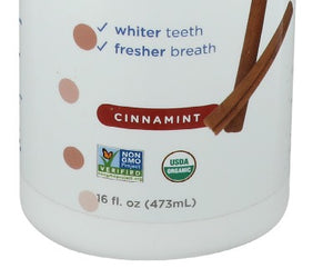 Essential Oxygen: Organic Mouthwash Cinnamint, 16 Oz