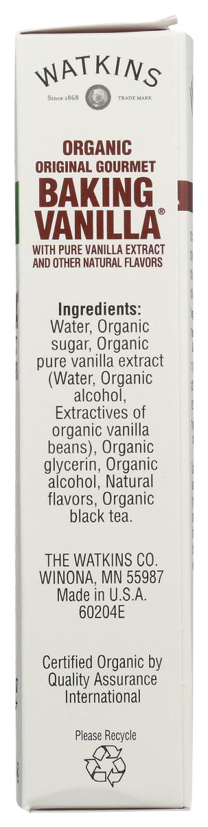 Watkins: Organic Original Gourmet Baking Vanilla, 2 Fo