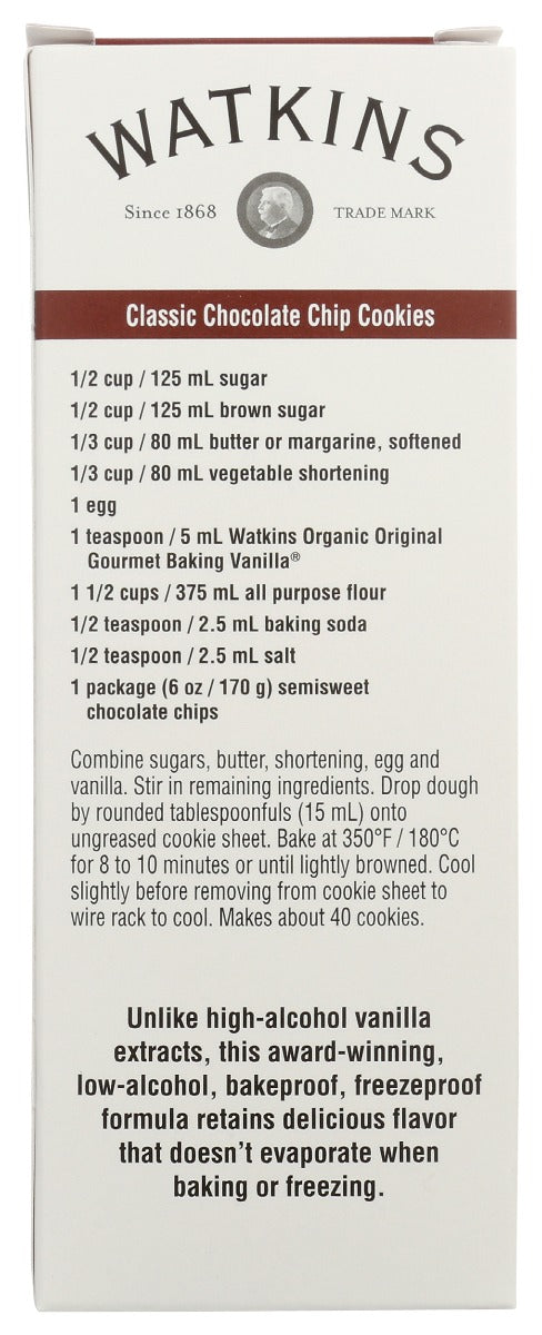 Watkins: Organic Original Gourmet Baking Vanilla, 2 Fo