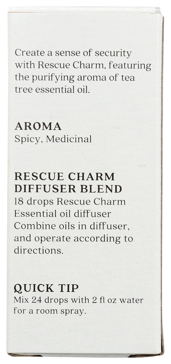 Aura Cacia: Oil Essntl Rescu Chrm Box, 0.5 Fo