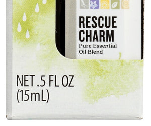 Aura Cacia: Oil Essntl Rescu Chrm Box, 0.5 Fo