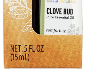Aura Cacia: Oil Essntl Clove Bud Box, 0.5 Fo - RubertOrganics