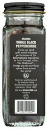 Watkins: Organic Whole Black Peppercorns, 2.6 Oz