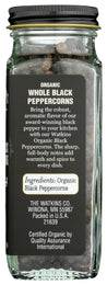 Watkins: Organic Whole Black Peppercorns, 2.6 Oz