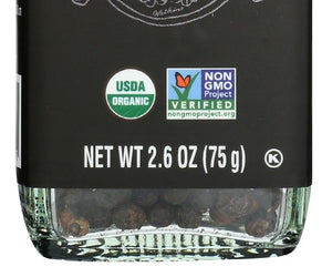 Watkins: Organic Whole Black Peppercorns, 2.6 Oz