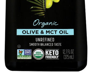 Spectrum Naturals: Keto Blend Organic Olive And Mct Oil, 12.7 Oz