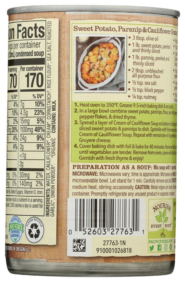 Pacific Foods: Soup Crm Caulif Cond, 10.5 Oz - RubertOrganics