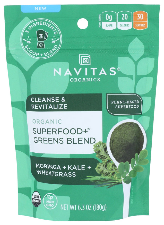 Navitas: Organic Superfood Greens Blend, 6.3 Oz