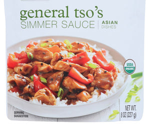 Simply Organic: General Tsos Simmer Sauce, 8 Oz