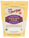 Bobs Red Mill: Flour White Rice, 24 Oz - RubertOrganics