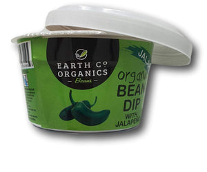 Earth Co Organics Beans: Dip Bean Jalapeno, 11 Oz