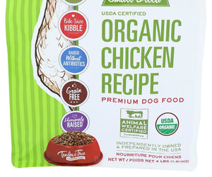 Tender And True: Small Breed Organic Chicken Dry Dog Food, 4 Lb