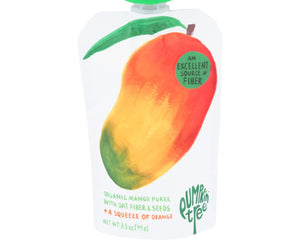 Pumpkin Tree: Organic Mango Puree With Orange, 3.5 Oz