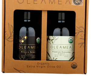Oleamea Olive Oil: Organic Extra Virgin Olive Oil 2 Bottles, 500 Ml