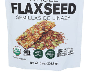 Badia: Flax Seed Organic, 8 Oz
