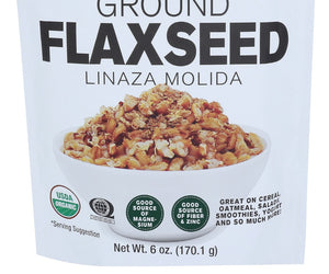 Badia: Flax Seed Ground Organic, 6 Oz