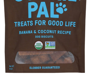 Cookie Pal: Organic Banana & Coconut Recipe Dog Biscuits, 10 Oz