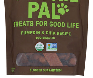 Cookie Pal: Organic Pumpkin & Chia Recipe Dog Biscuits, 10 Oz