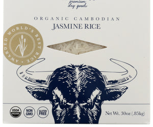 Wild Ox: Organic Cambodian Jasmine Rice, 30 Oz