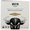 Wild Ox: Organic Cambodian Brown Jasmine Rice, 30 Oz