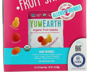 Yumearth: Organic Tropical Fruit Snacks, 7 Oz