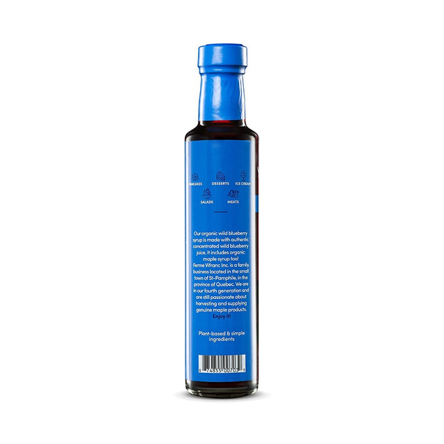 Vifranc: Organic Wild Blueberry Syrup, 250 Ml