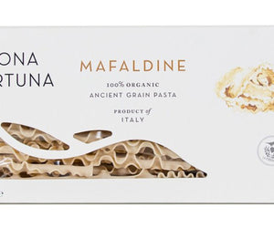 Bona Furtuna: Organic Mafaldine Ancient Grain Pasta, 1.1 Lb