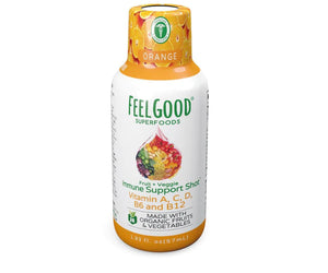 Feelgood Organic Superfoods: Immune Support Shot Orange, 1.93 Fo