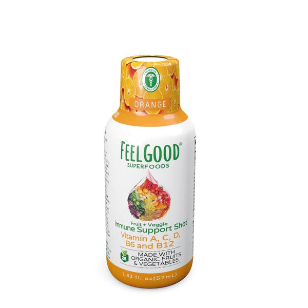 Feelgood Organic Superfoods: Immune Support Shot Orange, 1.93 Fo