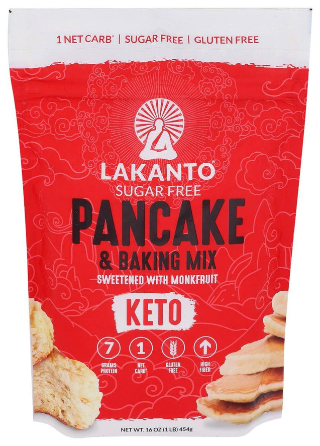 Lakanto: Pancake Baking Mix, 16 Oz - RubertOrganics