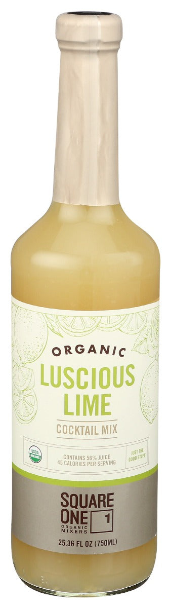 Square One Organic Spirits: Luscious Lime Mixer, 750 Ml