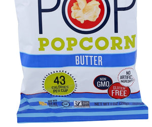Skinny Pop: Popcorn Butter, 1 Oz