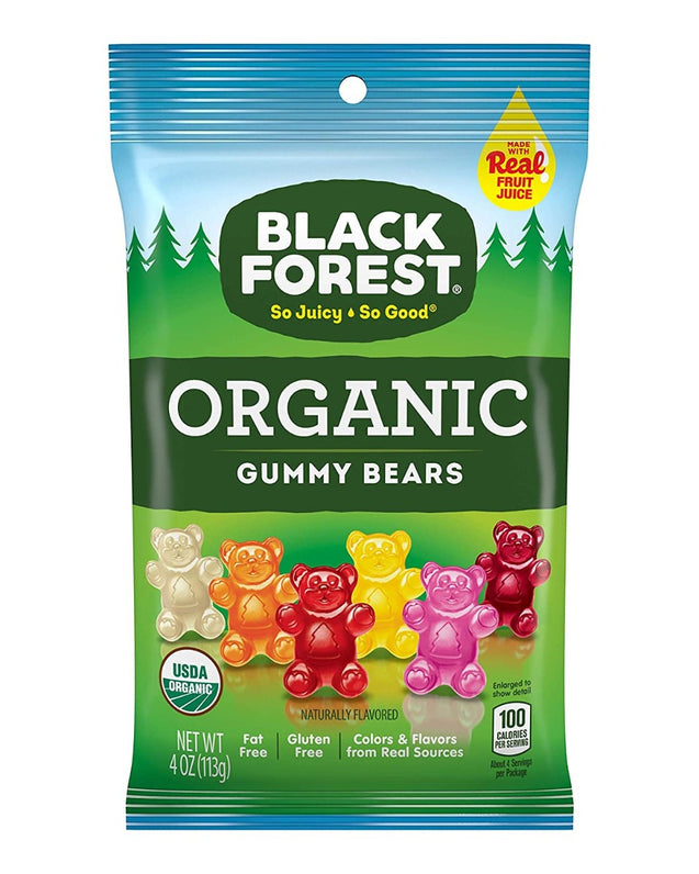 Black Forest: Organic Gummy Bears, 4 Oz