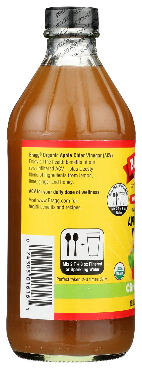 Bragg: Organic Citrus Ginger Apple Cider Vinegar, 16 Oz