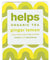 Helps: Organic Tea Ginger Lemon, 16 Bg