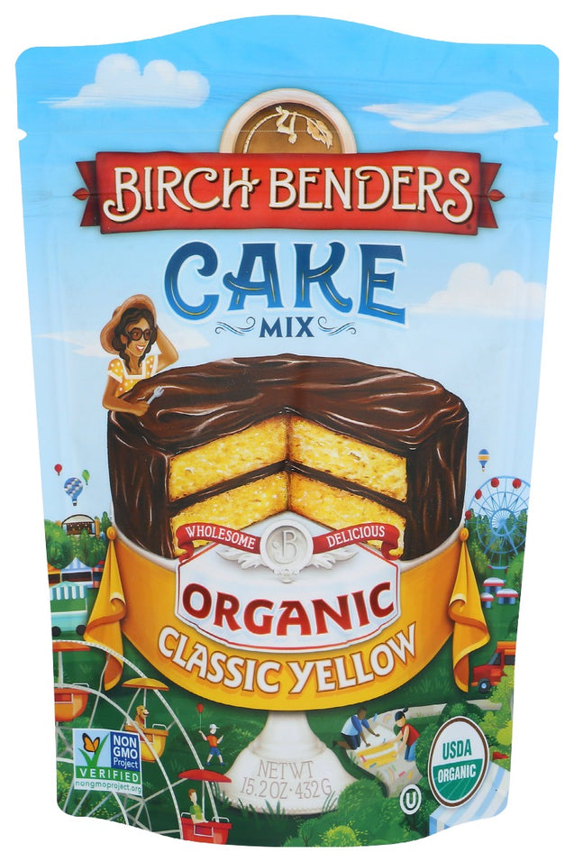 Birch Benders: Organic Classic Yellow Cake Mix, 15.2 Oz