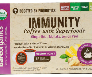 Bareorganics: Organic Immunity Coffee With Superfoods, 4.13 Oz