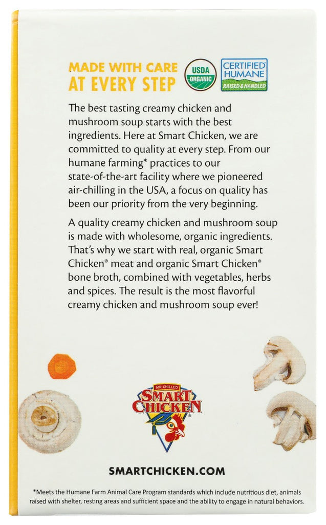 Smart Chicken: Organic Creamy Chicken And Mushroom Soup, 16.9 Oz