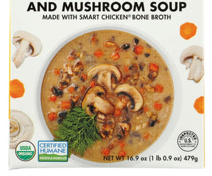 Smart Chicken: Organic Creamy Chicken And Mushroom Soup, 16.9 Oz