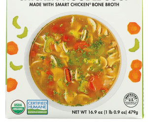 Smart Chicken: Organic Chicken Noodle Soup, 16.9 Oz