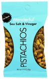 Wonderful Pistachios: Sea Salt Vinegar No Shell, 2.25 Oz