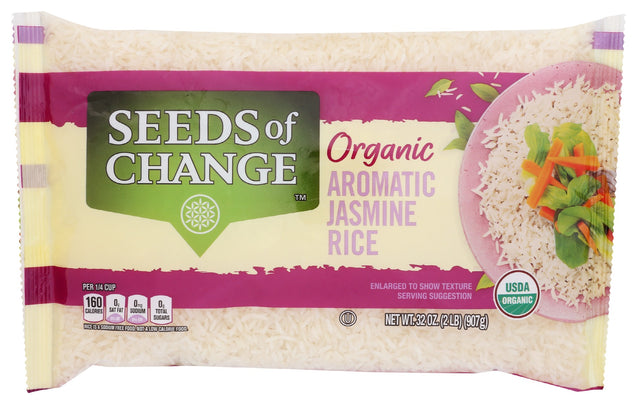 Seeds Of Change: Rice Jasmine Organic, 2 Lb