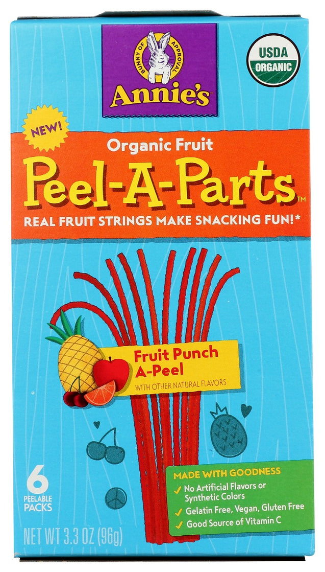 Annies Homegrown: Organic Peel A Parts Fruit Punch A Peel, 3.3 Oz