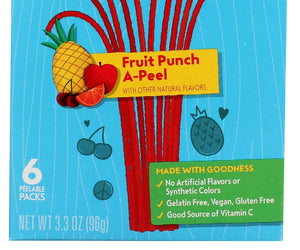 Annies Homegrown: Organic Peel A Parts Fruit Punch A Peel, 3.3 Oz