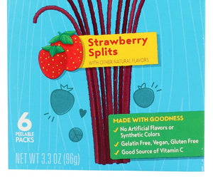Annies Homegrown: Organic Peel A Parts Strawberry Splits Fruit Snack, 3.3 Oz