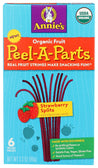 Annies Homegrown: Organic Peel A Parts Strawberry Splits Fruit Snack, 3.3 Oz