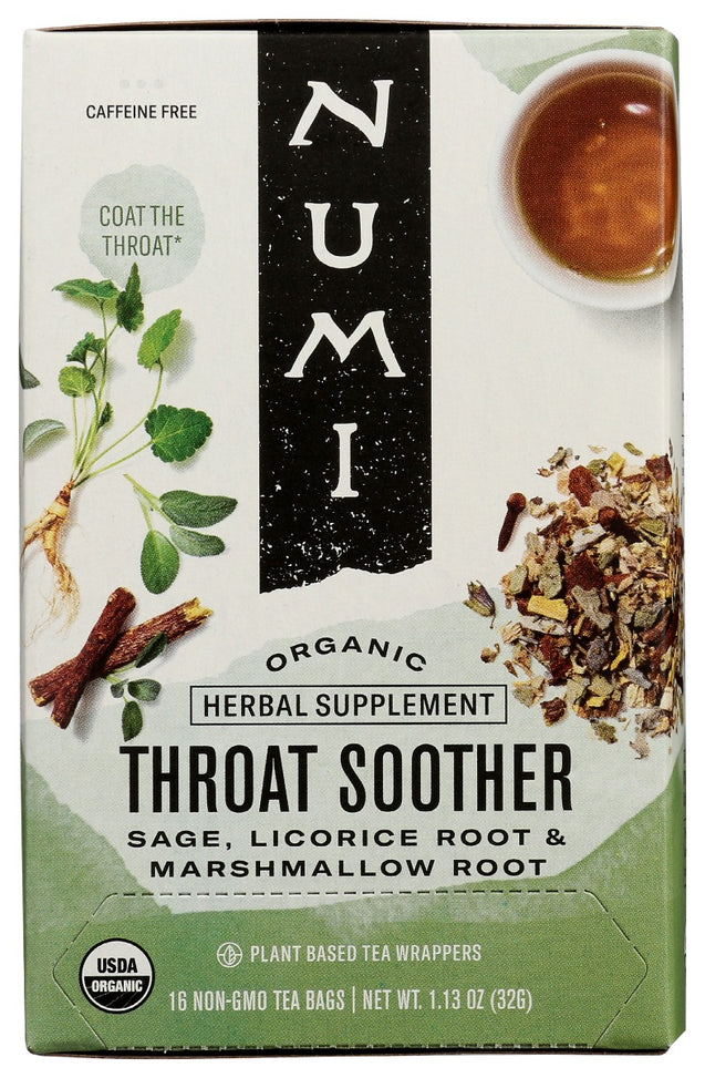 Numi Teas: Organic Throat Soother Tea, 16 Bg