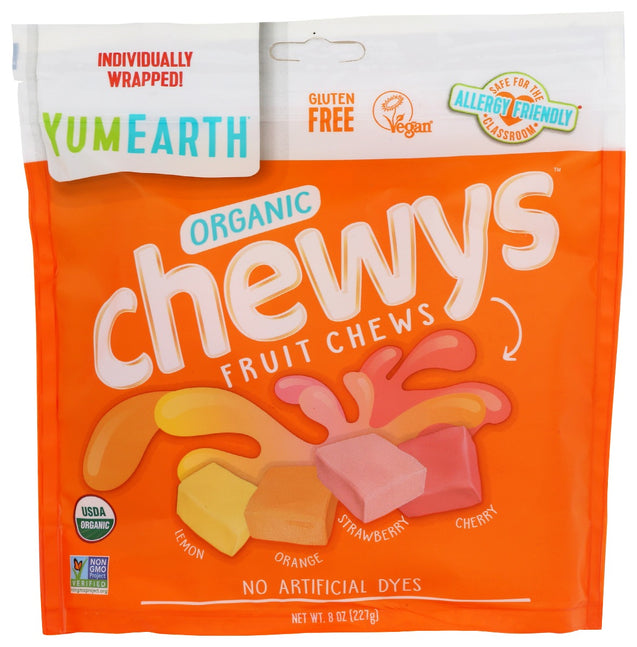 Yumearth: Organic Chewys Fruit Chews, 8 Oz