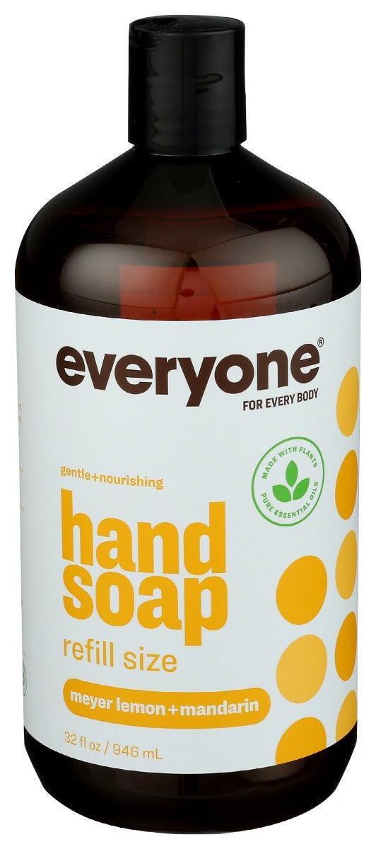 Everyone: Meyer Lemon Plus Mandarin Hand Soap Refill, 32 Oz - RubertOrganics